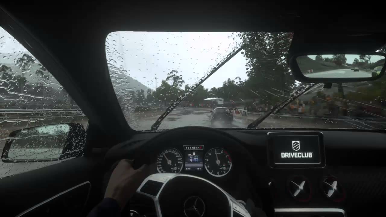 DRIVECLUB rain effects - YouTube