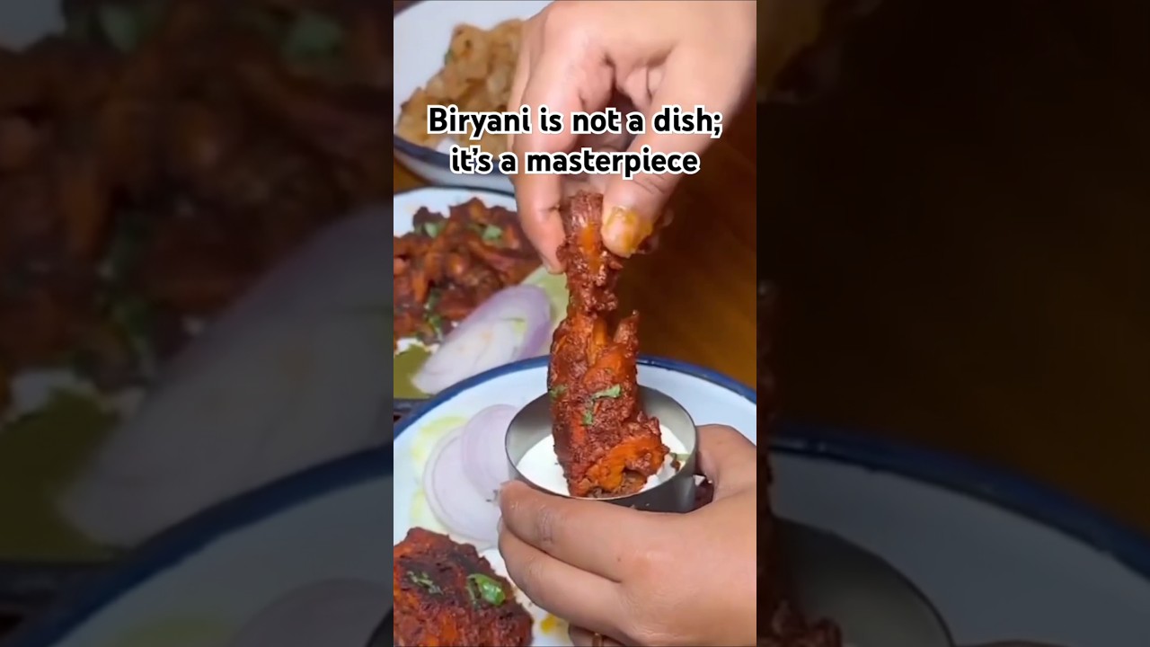 Biryani is not a dish; it’s a masterpiece 🤤🍗 