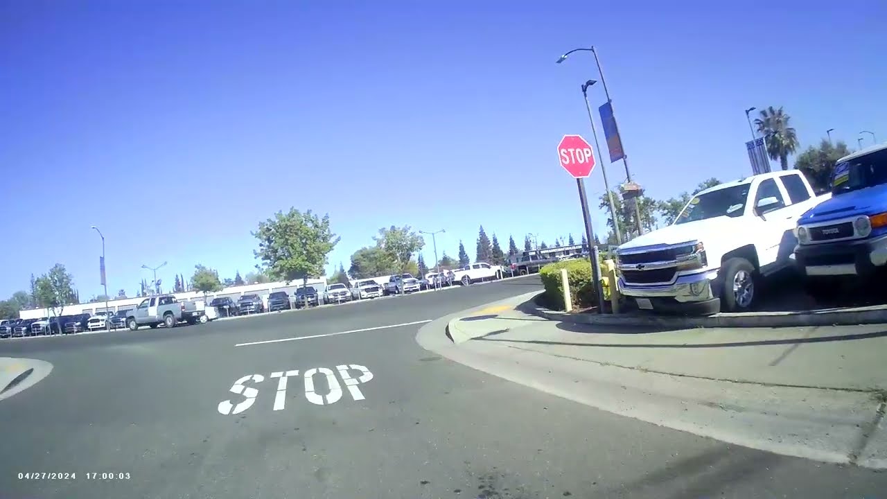 BOBLOV A22 64/32GB Body Camera test ride mounted with a standard handlebar mount