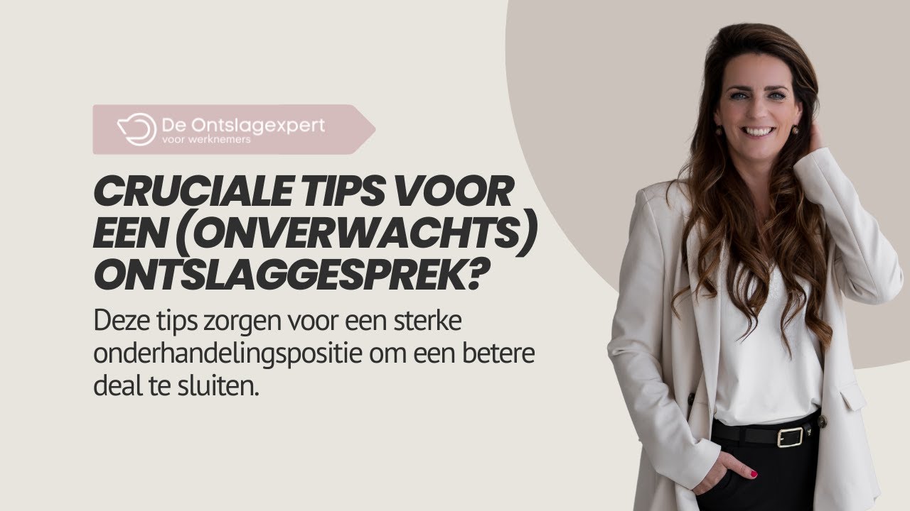 Praktische tips voor een ontslaggesprek: antwoorden die je kan geven als je een VSO ontvangt.