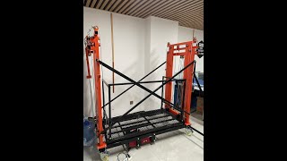 how to assembly electric scaffolding