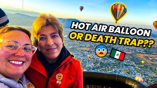I went up in a Hot Air Balloon or Globe of Death? 😱🪂