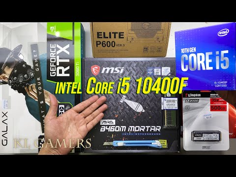 intel Core i5 10400F Msi MAG B460M MORTAR RTX 3060TI Gaming PC Build Benchmark | Foci