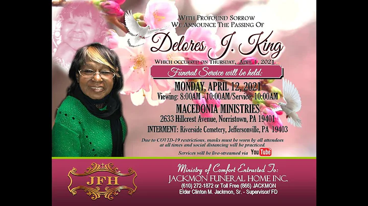 Funeral Services For Delores King