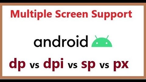What is Screen Size & Resolution in android Studio-Screen layout for different devices-dp-sp-px-dpi