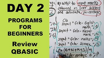 SEE Computer science || QBASIC programs for beginners  || Day 2 || Readersnepal