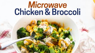 Microwave Healthy Chicken & Broccoli Bites