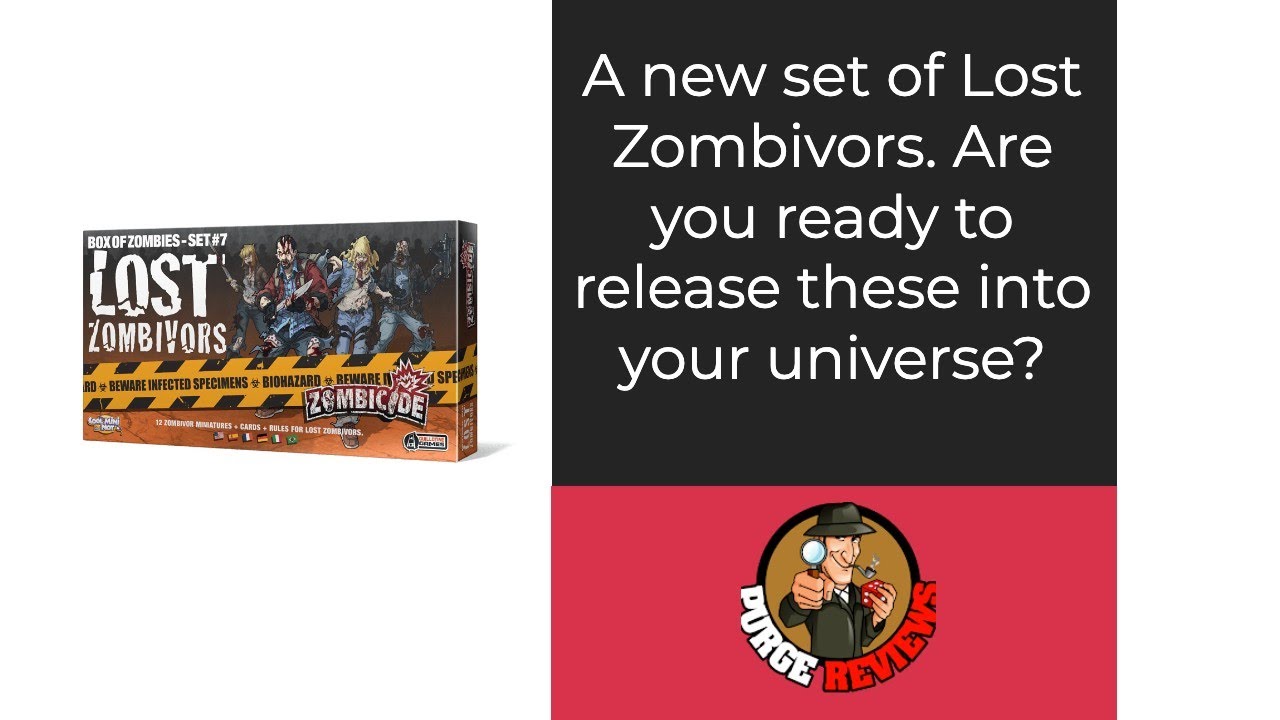 Zombicide Set # 7 Lost Zombivors by Purge Reviews - YouTube