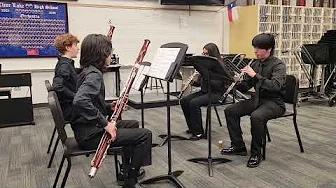 Double Reed ensemble, Clear Lake HS Ensemble Night, 2.20.2025