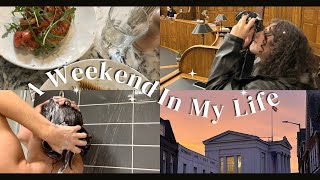 bella has a productive weekend! | valentine’s day, grwm, scary man, good food