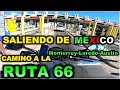 CRUZANDO LA FRONTERA EN MOTO SALIENDO DE MEXICO MONTERREY - LAREDO - AUSTIN TEXAS RUTA 66 T1 E12