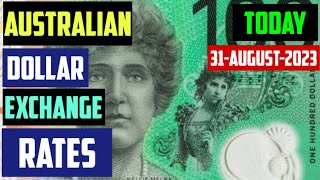Australian Dollar Exchange Rates Today AUD FOREX AND FINANCE NEWS 30-August-2023
