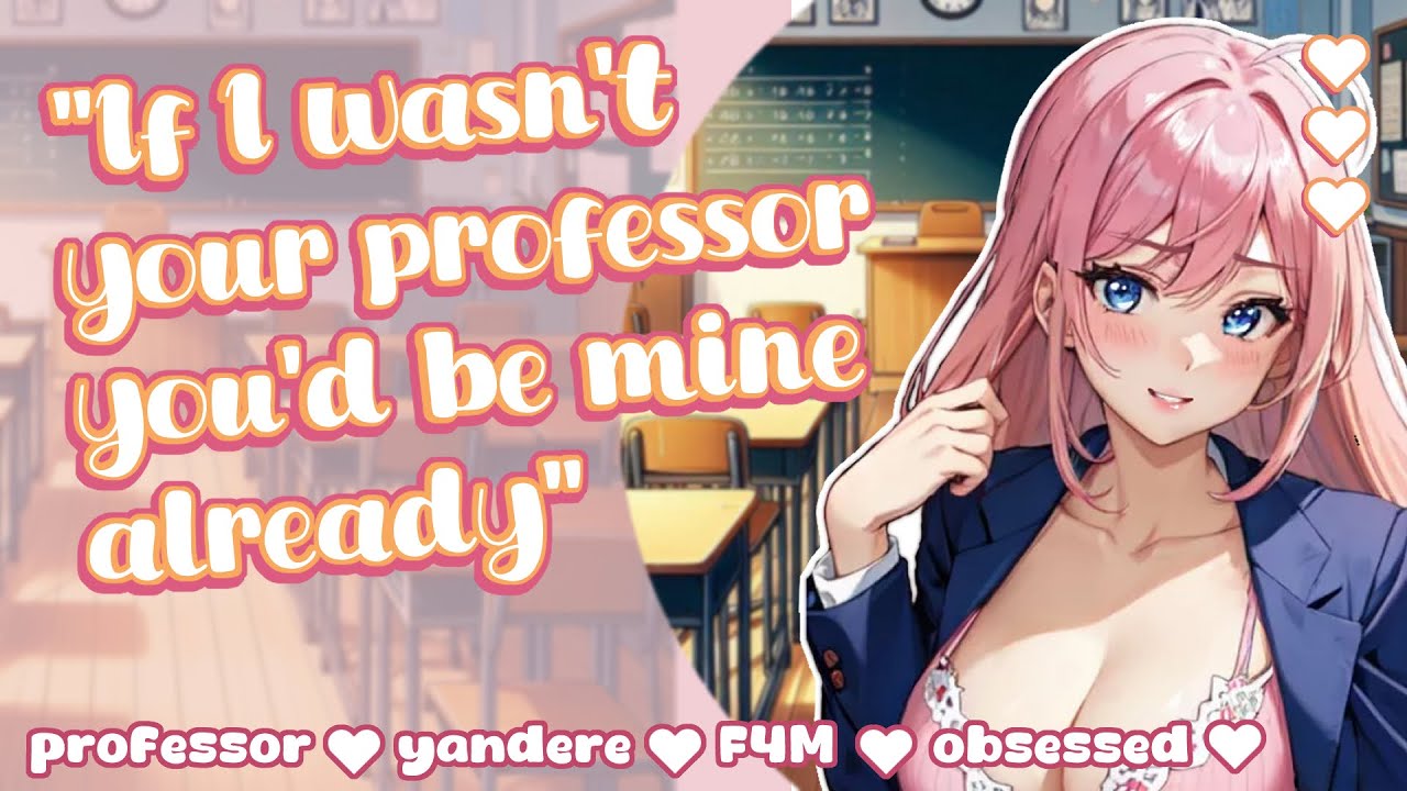 Yandere Professor scolds you after class 🤍🪽~ [F4M] [Academia Roleplay ASMR]