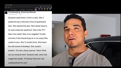 Proofreading:  Practice & Exercise, Eleven