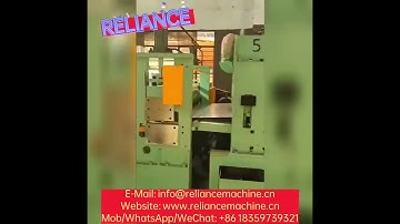 Reliance stainless steel Cut to length line with film lamination..