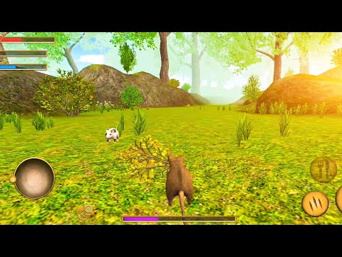 Mouse simulator on girl friend in forest gameplay