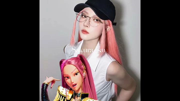 kpop demon hunters cosplay #rumi #zoey #mira #jinu #mystery #kpopdemonhunters #baby #shorts