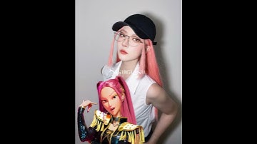 Thumbnail of kpop demon hunters cosplay #rumi #zoey #mira #jinu #mystery #kpopdemonhunters #baby #shorts
