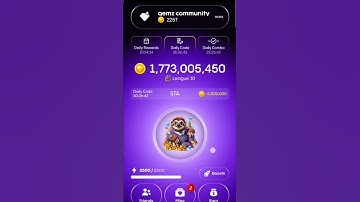 23/07/24 Gemz Daily Cipher Code for 1000000 coins is STAKING