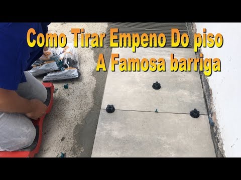Piso Com Barriga Como Alinhar
