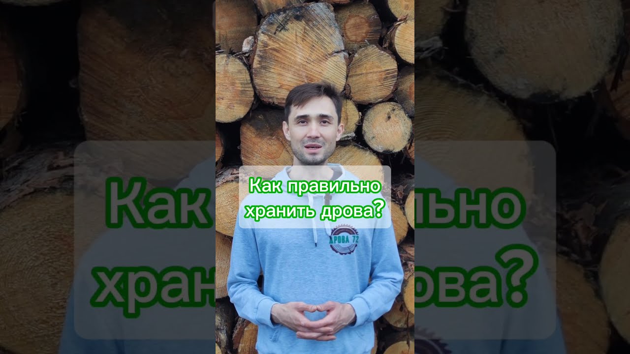 Как правильно хранить дрова? #тюмень #дрова #хранение