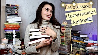 Куда делись КНИЖНЫЕ ПОЛКИ?! // ПРОЧИТАННОЕ НОЯБРЯ // Классные прочитанные книги