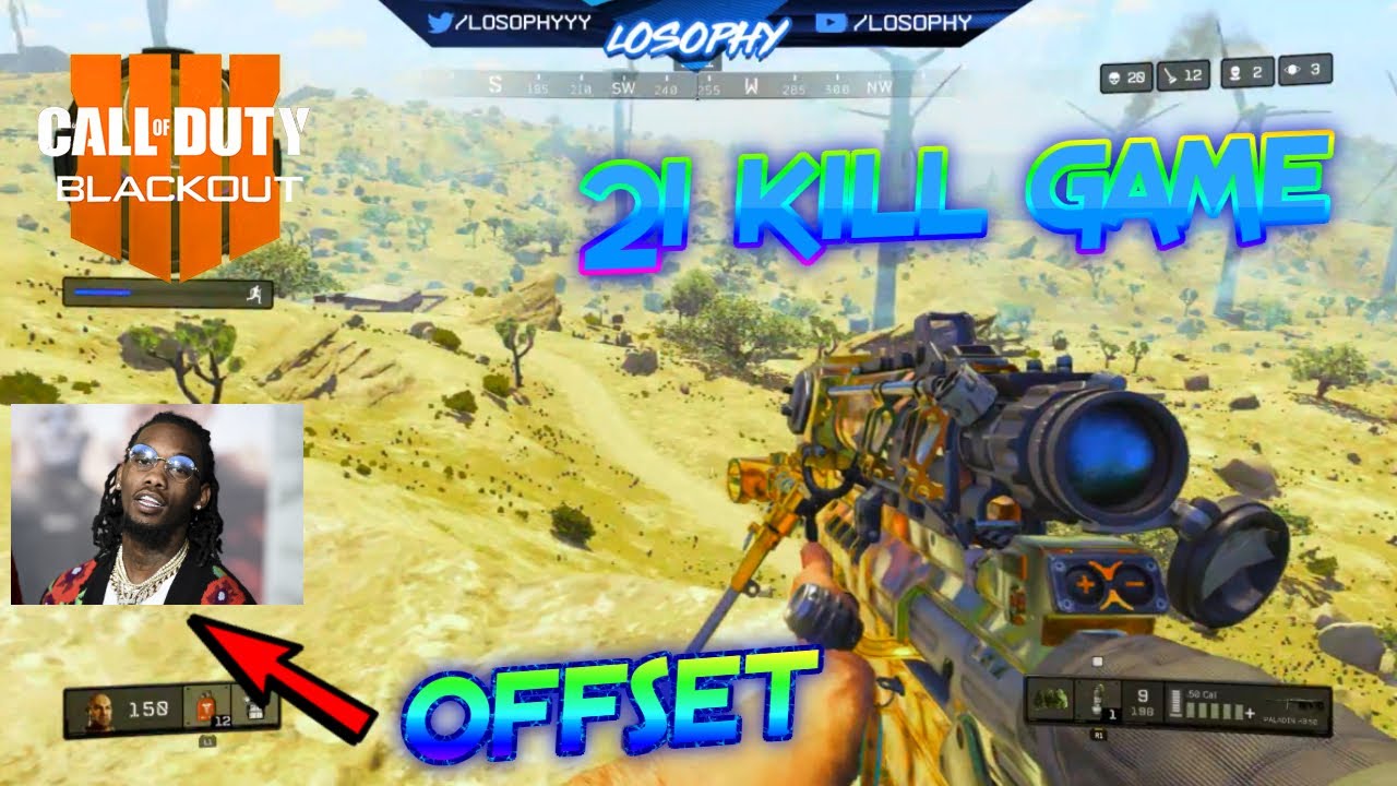 COD BLACKOUT 21 KILL GAME WITH OFFSET FROM MIGOS - YouTube