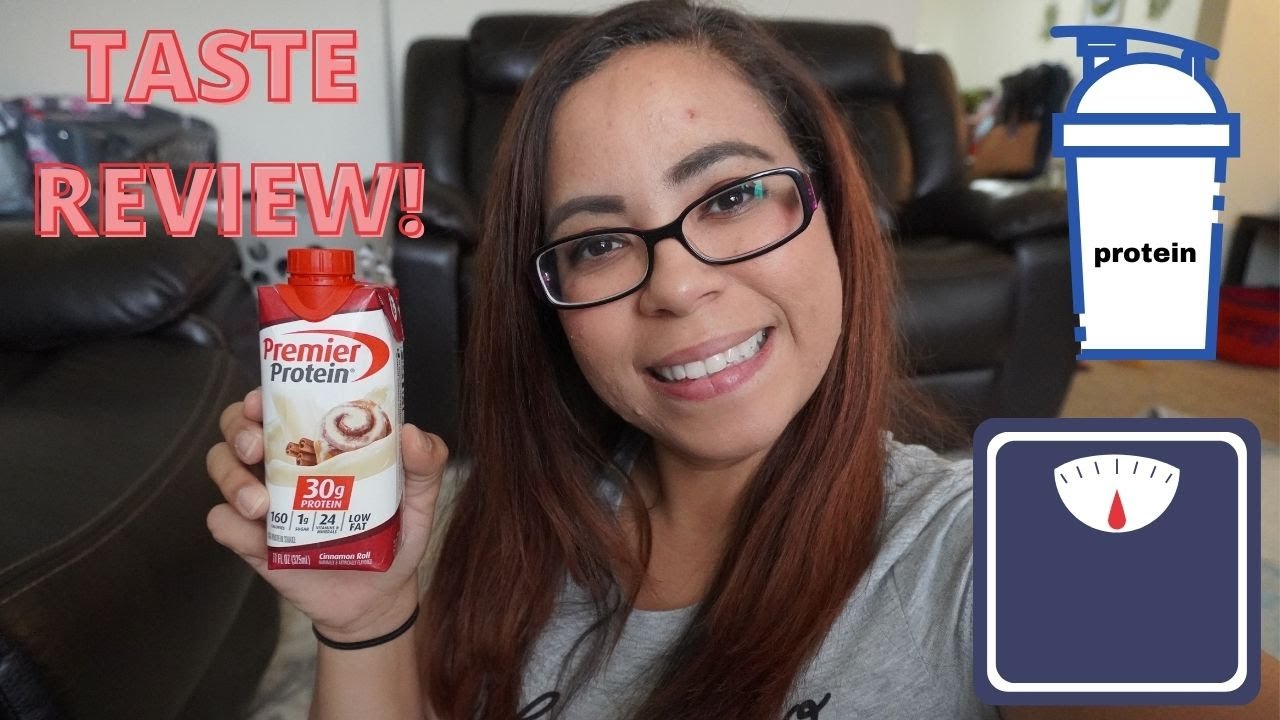 TASTE REVIEW! Premier protein shake cinnamon roll! | weight loss goal