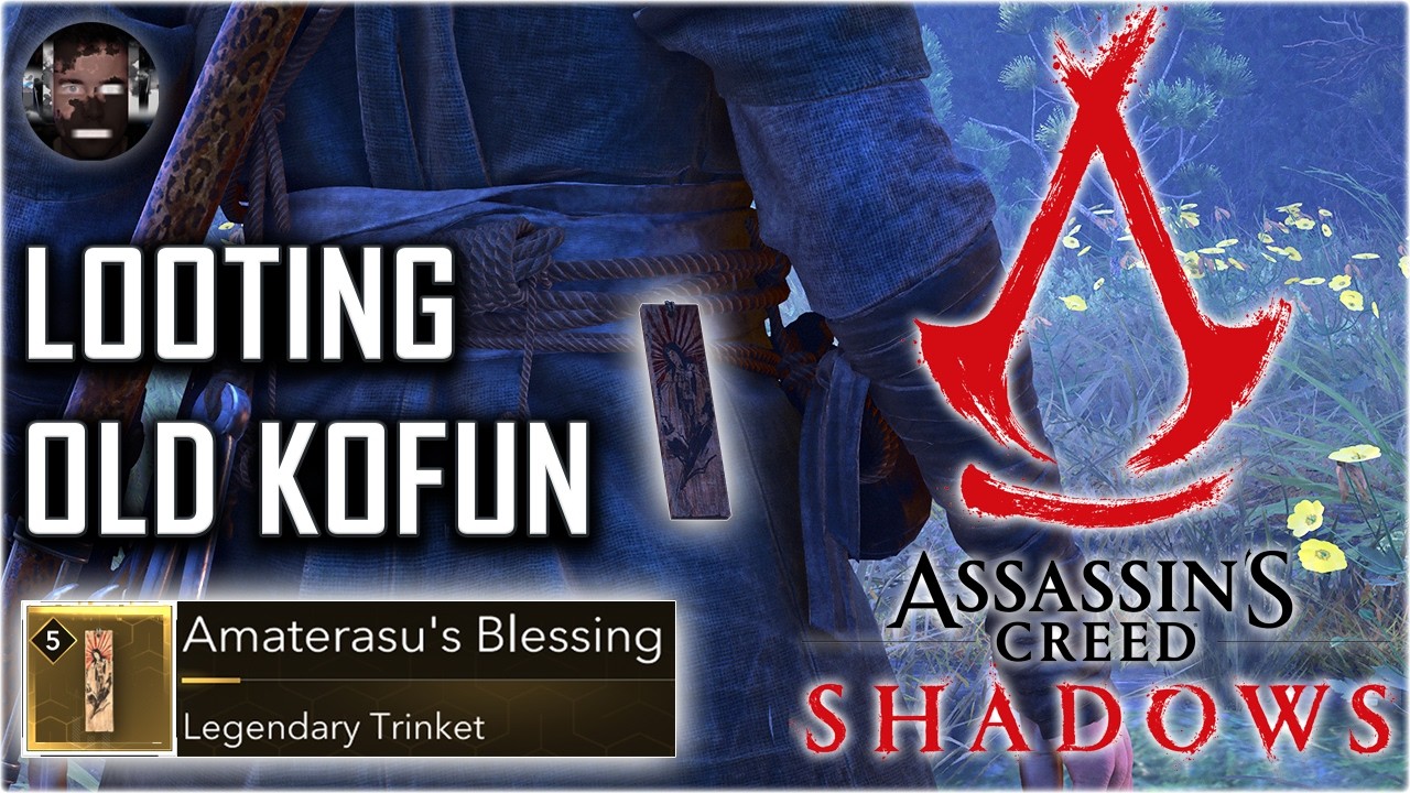 Amaterasu's Blessing Legendary Trinket - Looting Old Kofun: Assassin's Creed Shadows
