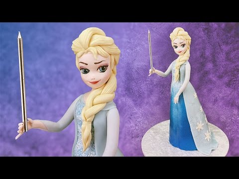 Free Frozen  Elsa  Cake Tutorial  YouTube