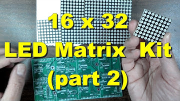 HariFun#112 - 16x32 LED Matrix Kit (part 2)