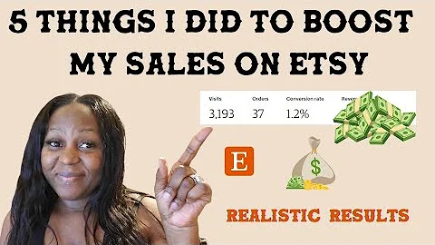 I did these 5 things and I FINALLY made some Sales On Etsy / New Etsy Store / Etsy store 4 Beginners