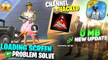 Pubg Mobile Lite Loading Screen Problem Solve 😱 | 0 MB New Update All New Features Pubg Lite |