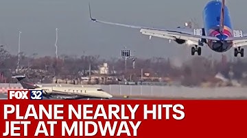 Southwest plane narrowly avoids crash with jet at Chicago’s Midway Airport