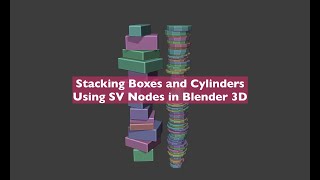 LIVENODING / SV Stacking Boxes and Cylinders