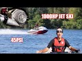 Riding a FULLY BUILT JET SKI on 45 POUNDS of BOOST! (INSANE)