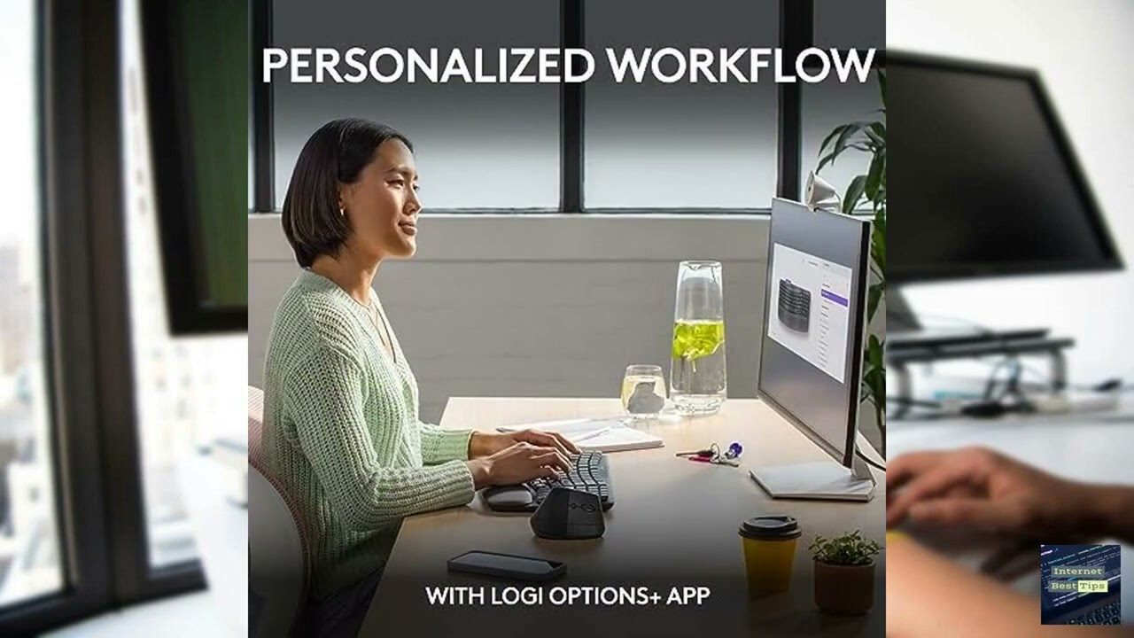 Review - Logitech Wave Keys Wireless Ergonomic Keyboard with Cushioned Palm Rest, Comfort