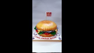 Торт Гамбургер,пошаговая сборка. How to make hamburger cake