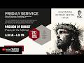 FRIDAY SERVICE 20 MARCH 2026
