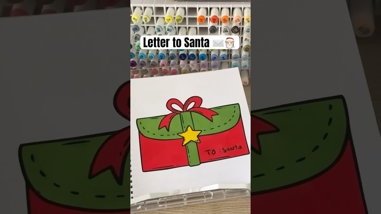 ✉️🎅🏼 Holiday ASMR | Letter to Santa | Christmas Cheer Coloring Book by Culture Color Co.
