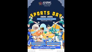🔴LIVE | Annual Sports Day 2025 | V toX  |Academic Heights Public School | AHPS Chikhali Pune