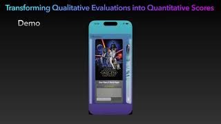 Transforming qualitative evaluations into quantitative scores using a LLM ( ChatGPT )
