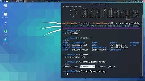 Changing Font, Font size & Terminal Size in Kali
