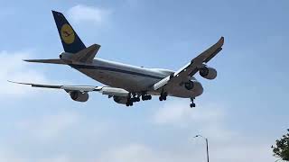 Yankee Tango arriving from Frankfurt as LH456
