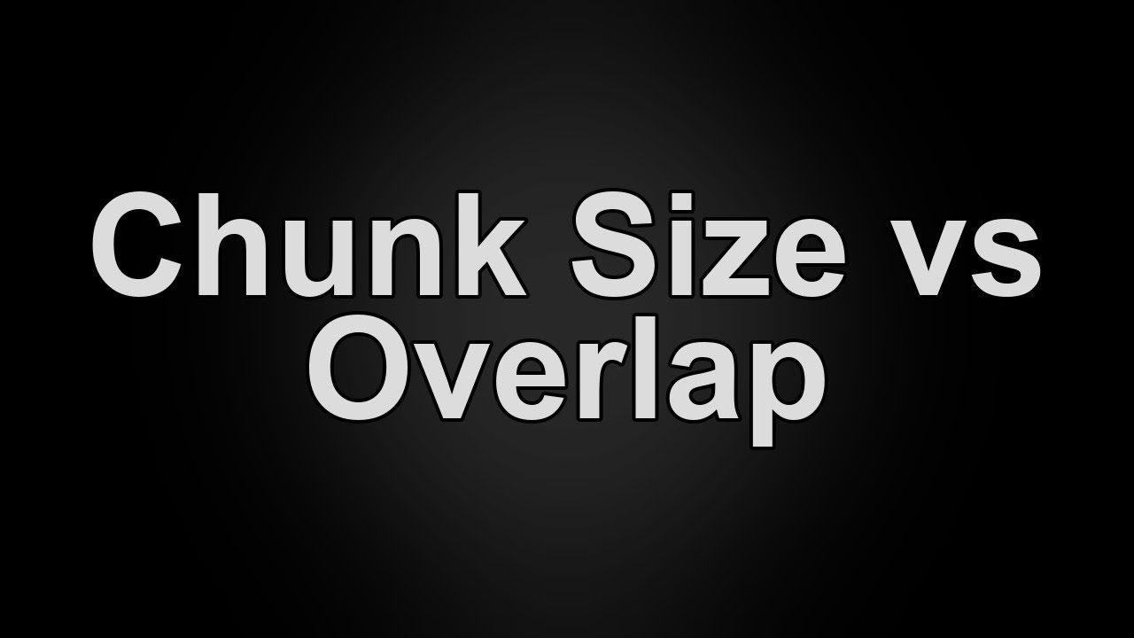 Chunk Size vs Chunk Overlap in RAG Explained in 60 Seconds | AI ...