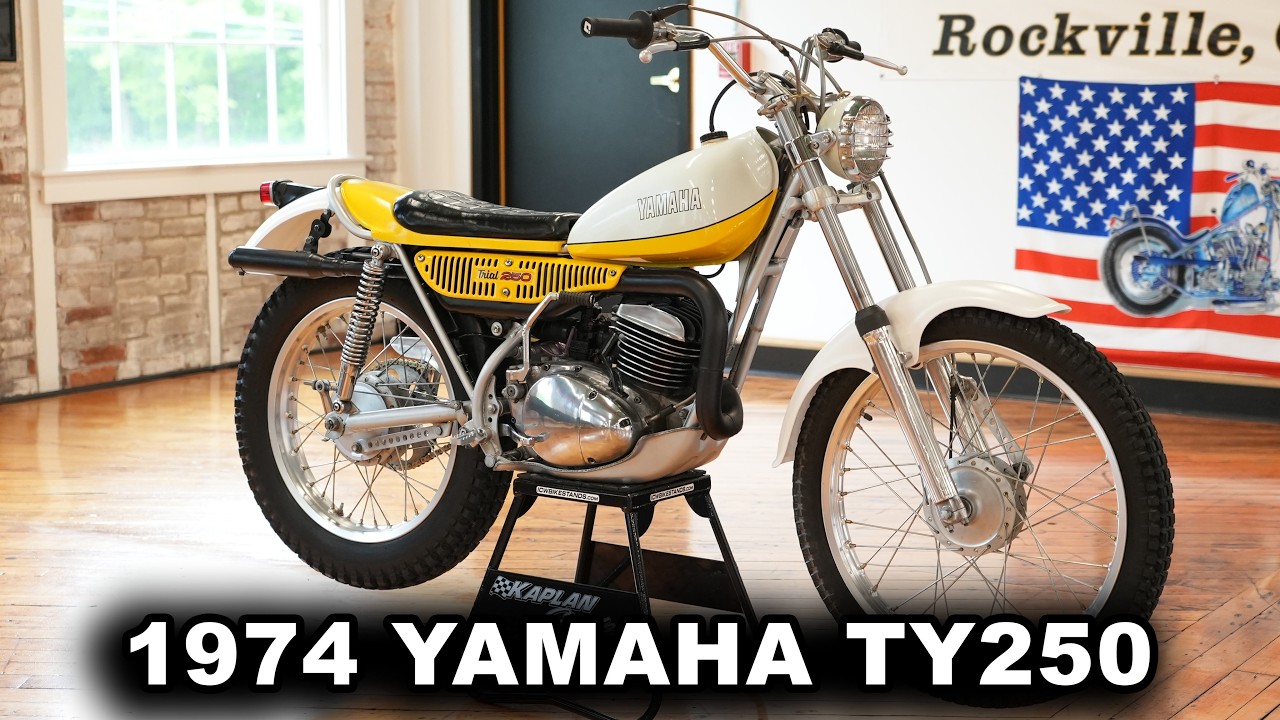 1974 YAMAHA TY250 SPECTACULAR LOW HOUR EXAMPLE - YouTube