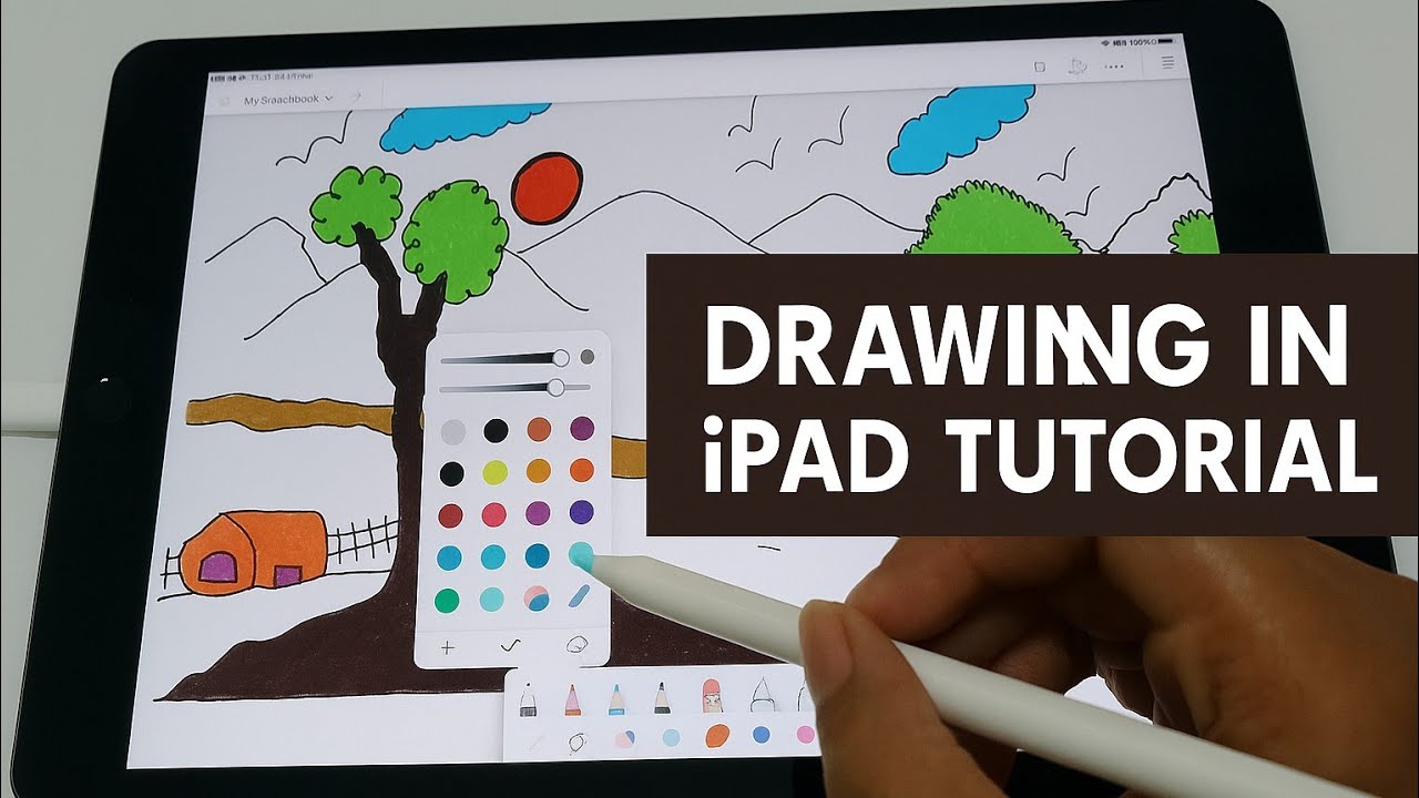 iPad Drawing Tutorial | Easy Digital Art for Beginners | Procreate Tips ...