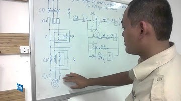 Sơ đồ nguyên lý động cơ KĐB 3 pha đảo chiều quay trực tiếp qua cuộn kháng_Kỹ thuật điện