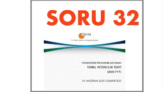 2025 TYT MATEMATİK - SORU 32