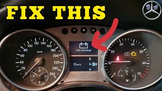 Mercedes Battery warning on? Easy Fix... by Benz Addiction  1,675 views 2 months ago 7 minutes, 20 seconds